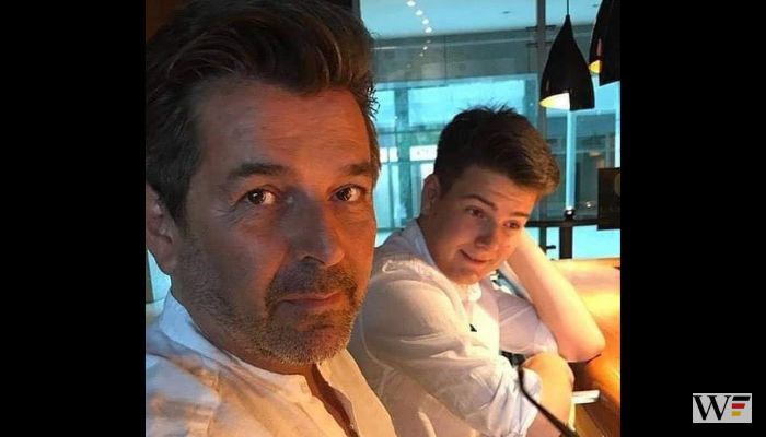 Alexander Mick Weidung with Thomas Anders