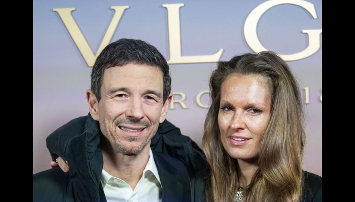 Katrin Kraus with husband Oliver Berben