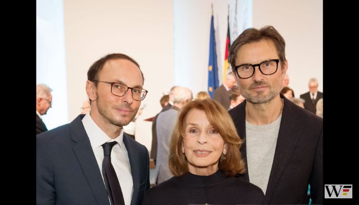 Senta Berger, actress and her sons Luca Verhoeven and Simon Verhoeven