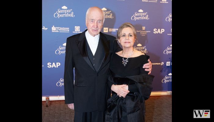 Adele Fassbender with Armin Mueller-Stahl