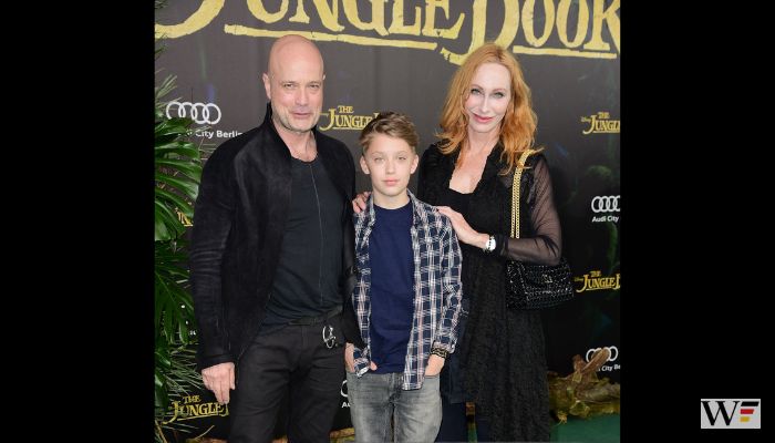 Christian Berkel and Andrea Sawatzki with their son Bruno Sawatzki