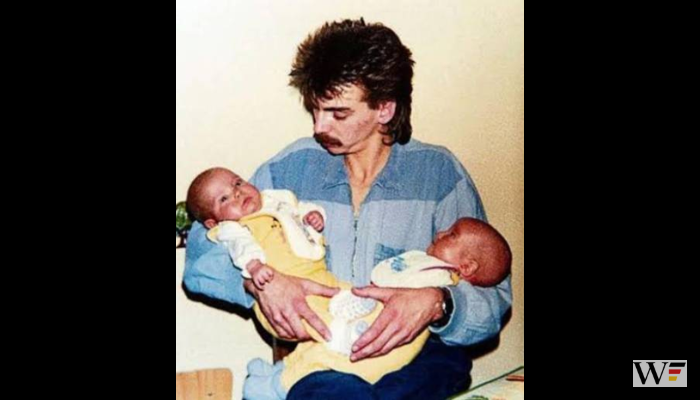 Jörg Kaulitz with bill and tom