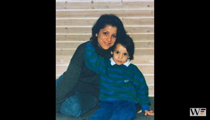 Manelle Ullmann and son Kostja Ullmann