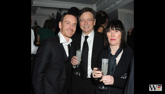 Adele Fassbender with husband and son