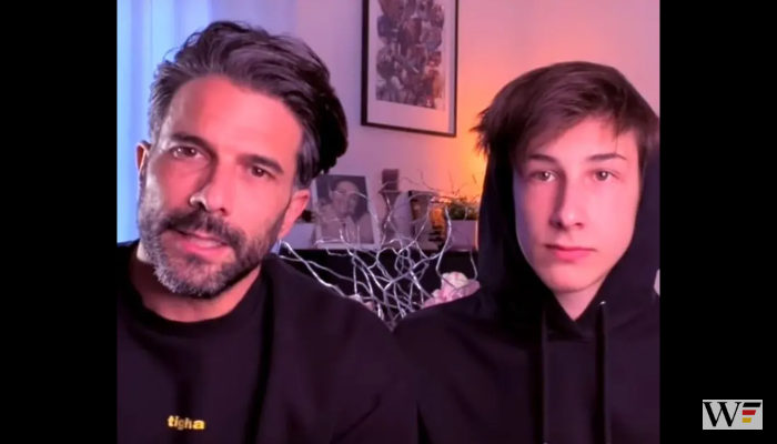 Tyler Marc Terenzi with Marc Terenzi 
