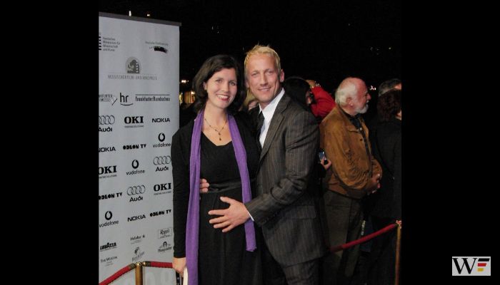 Wotan Wilke Moehring and partner Anna Theis  (Pregnent-Karl Michel Möhring)