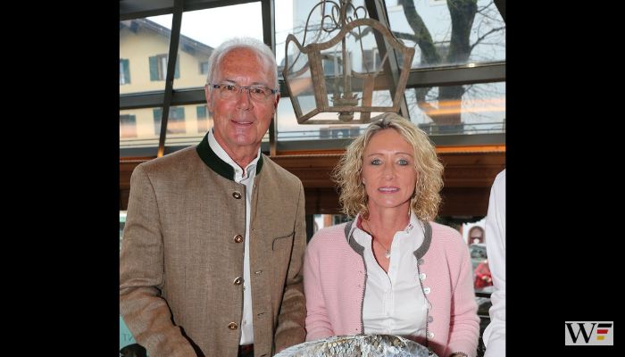 Franz Beckenbauer and his wife Heidi Beckenbauer